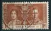 Goldküste  1937  Coronation George VI  1 P  Mi-Nr.102  Gestempelt / Used - Costa D'Oro (...-1957)