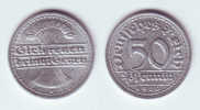 Germany 50 Pfennig 1920 D - 50 Rentenpfennig & 50 Reichspfennig