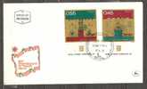 ISRAEL 1972 - INDEPENDENCE  -  FDC - FDC