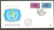 SURINAME 1968 - W.H.O. - FDC - Suriname ... - 1975