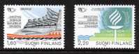 Finland 1986 Postal Cooperation MNH SG 1105,1106 - Gebraucht