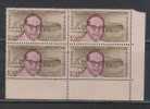 India 1973 MNH, Block Of 4, Dr. Ambedkar - Blocchi & Foglietti