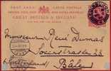 Entier Postal (entire)  4.12.1900 Edinburg Pour Basel (Schweiz) - Briefe U. Dokumente
