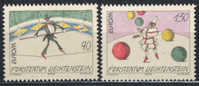 Liechtenstein 2002, N°1224-25 - "Europa - Le Cirque" (**) - Unused Stamps