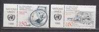 PGL - ONU UNO GENEVE N°143/44 ** AVEC TAB - Unused Stamps