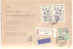 53792)lettera Cecoslovacca Racc. Con 3 Valori  + Annullo Del 14/10/1964 - Covers & Documents