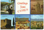 Cyprus/Kibris, Greetings, 5 Vues, 1988 - Cipro