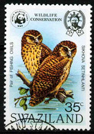 Swaziland 1982 MiNr. 402 Birds Pel's Fishing Owls 1v CTO 20,00 € - Búhos, Lechuza