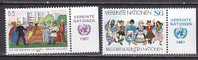 PGL - ONU UNO WIEN N°75/76 ** AVEC TAB - Unused Stamps