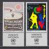 PGL - ONU UNO WIEN N°94/95 ** AVEC TAB - Unused Stamps