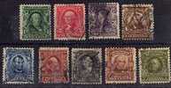 USA - 1902-03 - Y&T N° 144 à 151 Et 153 Oblitérés - Used Stamps