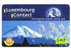 LUSSEMBURGO (LUXEMBOURG) - P&T REMOTE  - CONTACT: MOUNTAIN EX. 1.4.2000 - USED - RIF. 7915 - Mountains