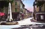 ISTRES  -  La Fontaine Et Avenue De Martigues  - Monument - (Charcuterie) - Istres