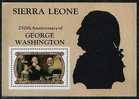 Sheet, Sierra Leone Sc560 George Washington - George Washington