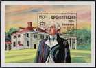 Sheet, Uganda Sc358 George Washington - George Washington