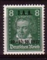 WEIMAR - 1927 - Yvert N° 398 **  - COTE 2005 = 90 EUROS - - Unused Stamps