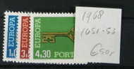 CEPT Europa Portugal 1968 Postfris / MNH Michel  1051-53 - Unused Stamps