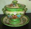 DERUTA Veneziano - Tureen And His Plate  - Terrine  Et Son Plat - DI181 - Deruta (ITA)