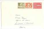 53824)lettera Svizzera Con 3 Valori  + Annullo Del 4/11/1957 - Lettres & Documents