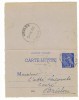 1f Mercure Yvert SPE-CL1, Cachet Autoplan De 1940 - Cartoline-lettere
