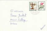 Lettre 2 Timbres Suisses 1983 - Lettres & Documents
