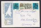 Germany DDR FDC Cover 1967 Ersttagbrief Messe Der Meister Von Morgen3-Stripe !! - 1st Day – FDC (sheets)