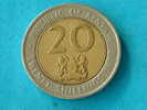 1998 - 20 SHILLINGS / KM 32 ( For Grade, Please See Photo ) !! - Kenya