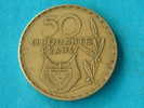 1977 - 50 FRANCS / KM 16 ( For Grade, Please See Photo ) !! - Rwanda