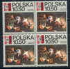 POLAND 1981 WIPA Exhibition In Block Of 4 MNH / **.  Michel 2736 - Ongebruikt