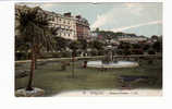 Carte Environs 1910 : Angleterre : Torquay , Princess Gardens - Torquay