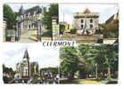 CLERMONT, Oise;Multivues;Palais De Justice,EgliseParc;+ Convoyeur CALAIS MARITIME A PARIS 1° ;1965 - Clermont