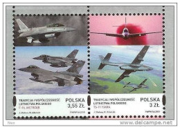 Poland Polska 2008 Airplane Airship Plane Transport Airplanes - Unused Stamps