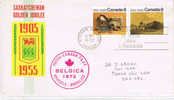 FDC,,OTTAWA ONTARIO, 1972 Canada, Golden Jubilee - 1971-1980