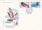 BIRD;PIGEON & COLUMBIFORMES 1981 Covers 3X FDC Premier Jour Romania. - Columbiformes