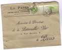 TIMBRES MONACO 1925 - Marcofilia