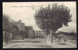 CPA  ANCIENNE- FRANCE- GIVORS (69)- LE QUAI DU CHATEAU AVEC ANIMATION- GROS PLAN - Givors