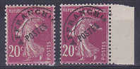 VARIETE  TYPE SEMEUSE  N° YVERT PREOBLITERE  55     NEUFS  LUXE - Unused Stamps