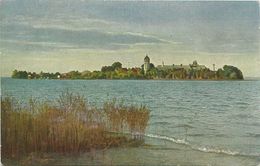 AK Chiemsee Fraueninsel & Kloster Farbenphoto ~1920 #22 - Chiemgauer Alpen