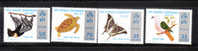 New Hebrides British 1974 Nature Conservation Dove Turtle Flying Fox MNH - Unused Stamps