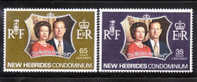 New Hebrides British 1972 Silver Wedding Issue Omnibus MNH - Unused Stamps