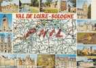 Val De Loire - Sologne - Carte Multivues Ref 1103-207 - Centre-Val De Loire