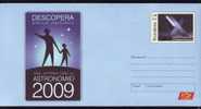 ASTRONOMER YEAR 2009 COVER STATIONERY ROMANIA. - Astronomy