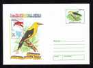 Birds Ornithology Vögel Oiseaux  Stationery Cover 2002 Romania. - Spatzen