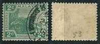 Malaiischer Staatenbund  1922/34  Tiger  2 C Grün  (Wz Multi-script CA)  Mi-Nr.53  Gestempelt / Used - Federated Malay States