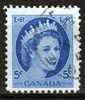 N° 271 O Y&T 1954 Elizabeth II - Oblitérés