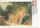 CARTE    MAXIMUM   DIANE SORTANT DU BAIN DE FRANCOIS  BOUCHER - Paintings