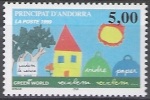 Andorre Français 1999 Michel 534 Neuf ** Cote (2008) 3.10 Euro Nous Recyclons - Ungebraucht