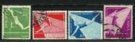 ● ROMANIA 1957 - GINNASTICA - N. 1511 / 14 Usati, Serie Completa - Cat. ? € - Lotto N. 1037 - Usati