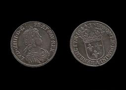 LOUIS XIV. 1/12 D´ECU A LA MECHE COURTE. 1644 A . ROSE . - 1643-1715 Luis XIV El Rey Sol