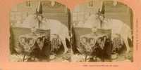 VUE STEREOSCOPIQUE ANCIENNE ET OSEE POUR L´EPOQUE USA COLORADO 11645 LAST IN BED PUT OUTTHE LIGHT - Stereoscope Cards